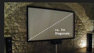 ca. 3m Diagonale